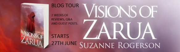 Visions of Zarua Blog tour Banner